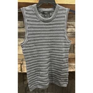 Women’s THEORY Gray Sleeveless Sweater Vest Size S *B4